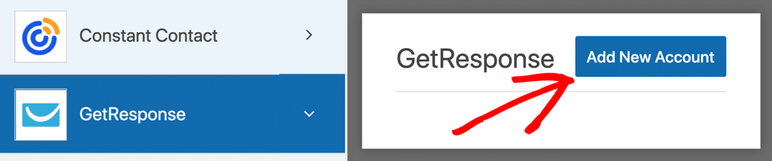 Добавить аккаунт GetResponse в WordPress