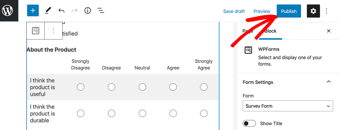 แบบสำรวจ Embed Likert Scale