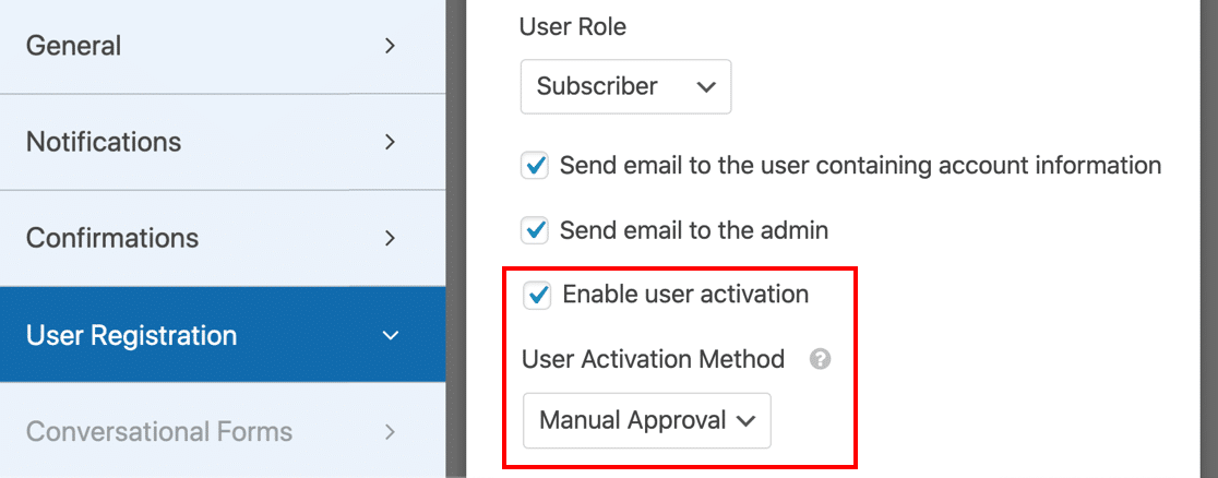 เปิดการอนุมัติผู้ใช้เพื่อหยุดการลงทะเบียนสแปมใน WordPress