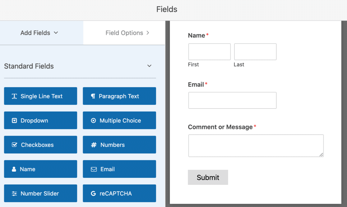 สร้างแบบฟอร์มการติดต่อสำหรับวิดเจ็ตแถบด้านข้างของ WordPress