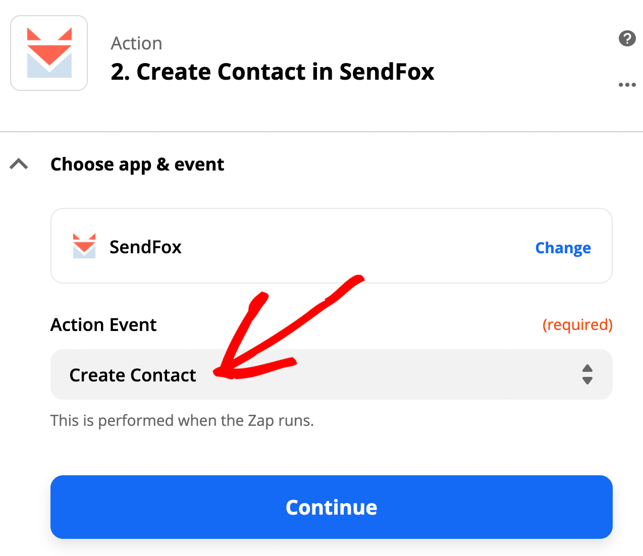 Créer un formulaire de contact WordPress SendFox