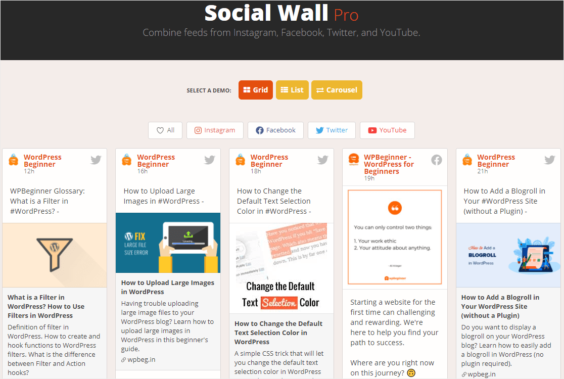 exemple de preuve sociale avec mur social