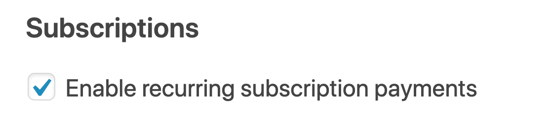 Activați plățile de abonament recurente în WordPress