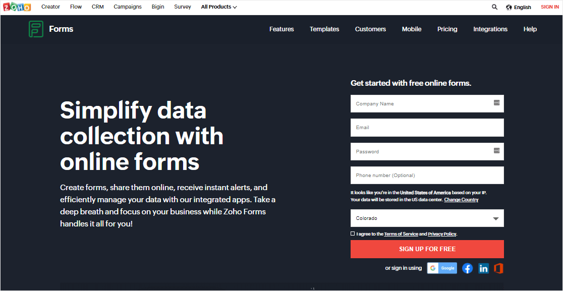 zoho forma as melhores alternativas de escrita do wordpress