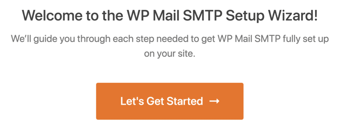 วิซาร์ดการตั้งค่า WP Mail SMTP