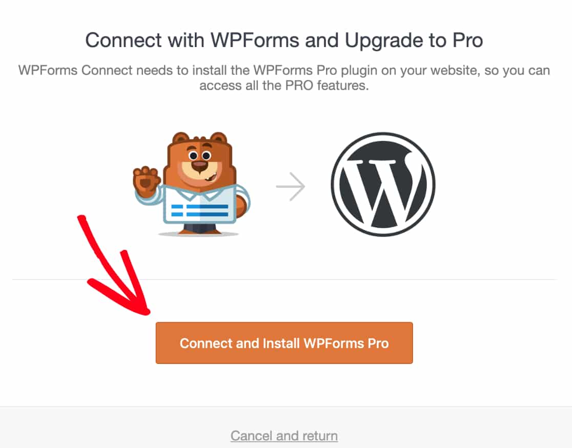 ยืนยันการติดตั้ง WPForms Pro