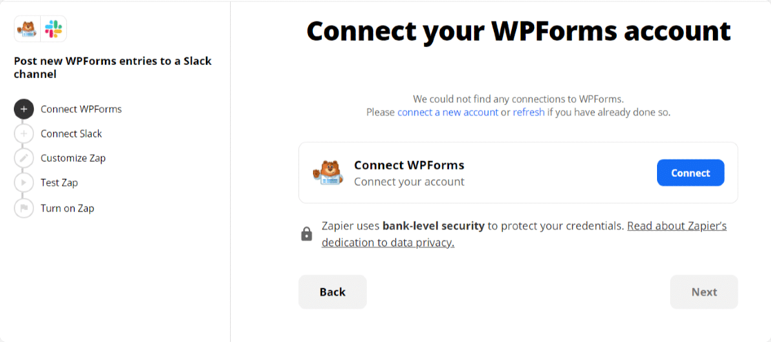 sambungkan wpforms ke zapier