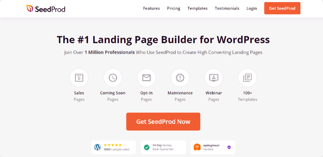 seedprod - melhor construtor de landing page para wordpress