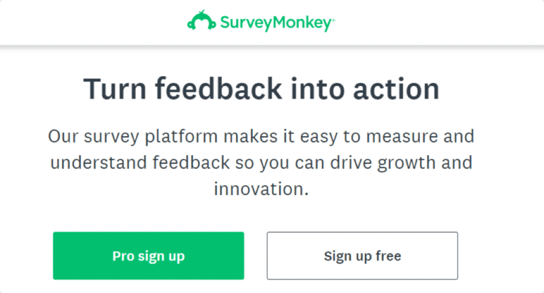 caracteristici surveymonkey